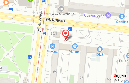 Пекарня Хлебница в Верх-Исетском районе на карте