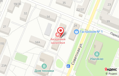 Политическая партия Новые люди на Парковой улице на карте