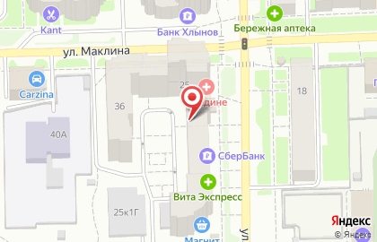 Бильярдный клуб КГБ на улице Горького на карте