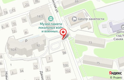 Автостоянка в Калуге на карте
