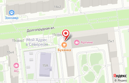 Пекарня Буханка в Москве на карте