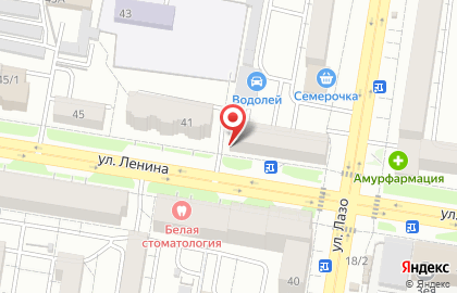 Продуктовый магазин Серышевский на улице Ленина, 39 на карте
