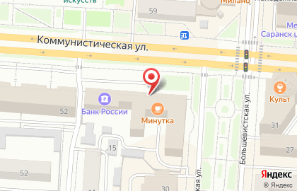 Россельхозбанк в Саранске на карте