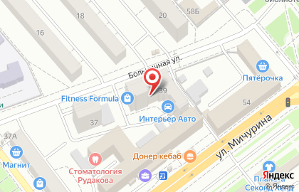 Интернет-магазин Fitness Formula в Октябрьском районе на карте