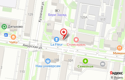 Магазин японской кухни Sushi Sea на Амурской улице на карте