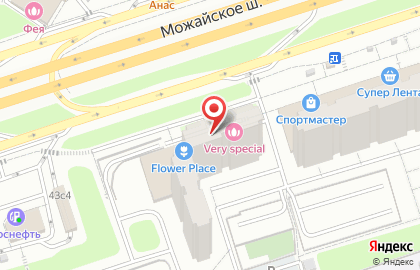 Цветочный магазин Flower Place на Можайском шоссе на карте