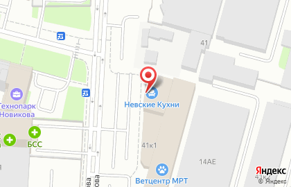 Торговый комплекс Эврика на улице Маршала Новикова на карте