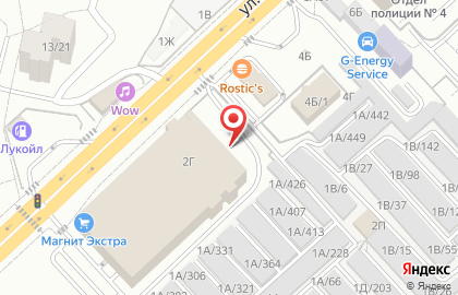 Волгоградский филиал Банкомат, КБ Петрокоммерц на улице Маршала Рокоссовского, 2г на карте