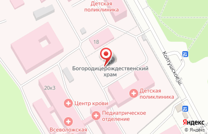 Храм Рождества пресвятой богородицы на Колтушском шоссе на карте