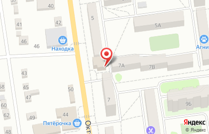 Ателье У Натальи на Октябрьской улице на карте