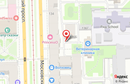 Злата на Московском проспекте на карте