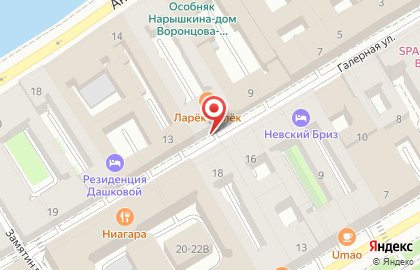 Троица в Санкт-Петербурге на карте
