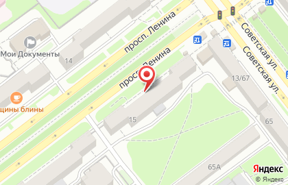 Торгово-производственная компания Новый Стиль на проспекте Ленина на карте
