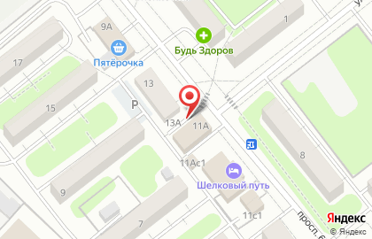 Продуктовый магазин в Москве на карте