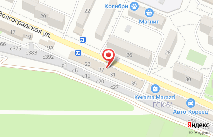 Салон ритуальных услуг на Волгоградской на карте