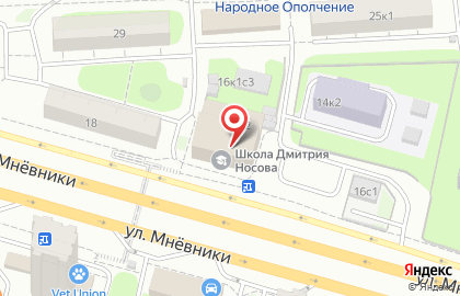 Школа боевых искусств Дмитрия Носова в Новохорошевском проезде на карте
