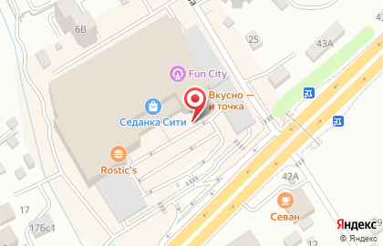 Телекоммуникационный оператор Yota на улице Полетаева на карте