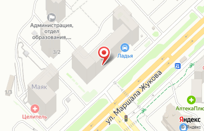 Магазин автотоваров Autodoc.ru на улице Маршала Жукова на карте
