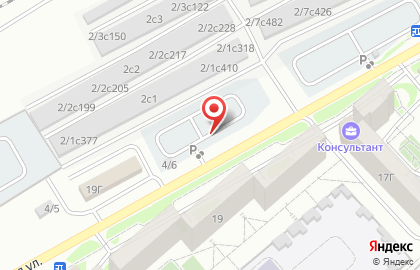 Автостоянка в Красноярске на карте