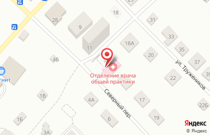 Поликлиника Больница скорой медицинской помощи в Октябрьском районе на карте