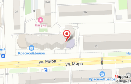 Центр общественного доступа на улице Мира на карте