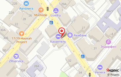 Hotel Kazantel на карте