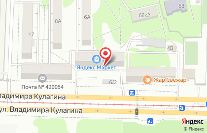 Кадастровое дело на улице Владимира Кулагина на карте