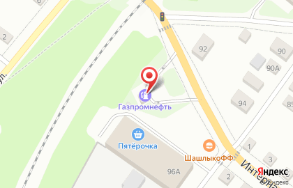 Газпромнефть в Екатеринбурге на карте