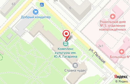 Спортивный комплекс Зенит в Краснооктябрьском районе на карте