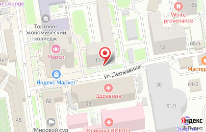 ООО Промстрой на улице Державина на карте