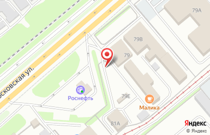 Роснефть на Московской улице на карте