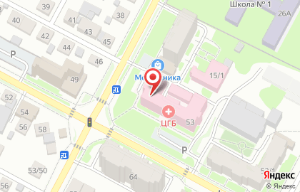 Центр здоровья на улице Островского на карте