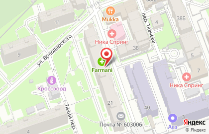Салон оптики Optima в Нижегородском районе на карте