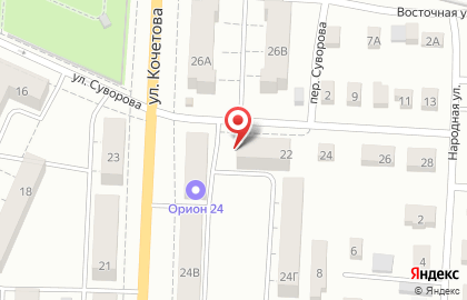 Страховая компания СберСтрахование на улице Суворова на карте
