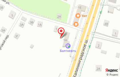 АЗС Балтнефть на Луговой улице на карте