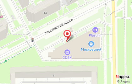 Фирменный отдел Золотая сова на Московском проспекте на карте