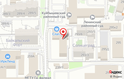 Рекламное агентство Паутина на Байкальской улице на карте