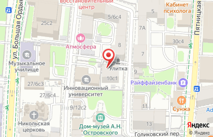 Мировые судьи района Замоскворечье в Голиковском переулке на карте