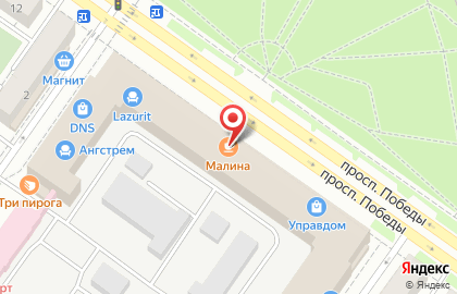 Сеть салонов мебели Спартак на проспекте Победы на карте