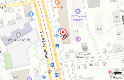 Суши-бар Суши Wok в Октябрьском районе на карте