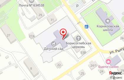 Детский сад, с. Корнилово на карте