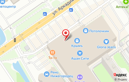 Ателье Золотая Фея в Автозаводском районе на карте