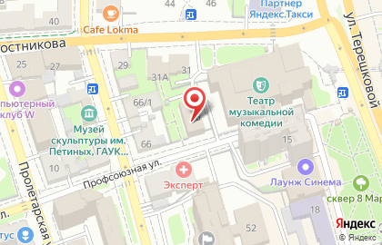 Торгово-сервисный центр Sonet на Профсоюзной улице на карте