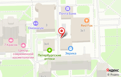 Фотокопировальный центр на Пулковском шоссе на карте