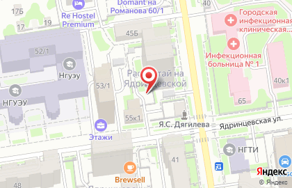 Фаворит на Ядринцевской улице на карте