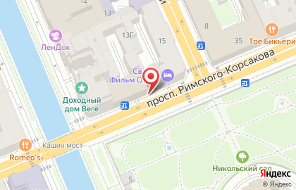 Алена на проспекте Римского-Корсакова на карте