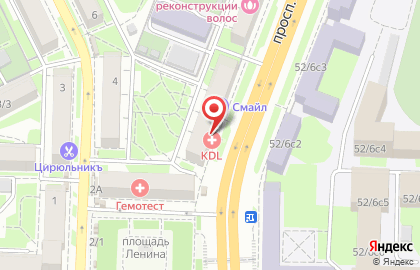 Клинико-диагностическая лаборатория KDL на проспекте Михаила Нагибина на карте