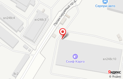 Транспортная компания Скиф-Карго на улице Скобелевской на карте