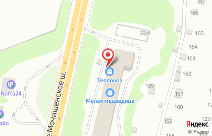 Интернет-магазин СибПечи.ру на 1-м Мочищенском шоссе на карте