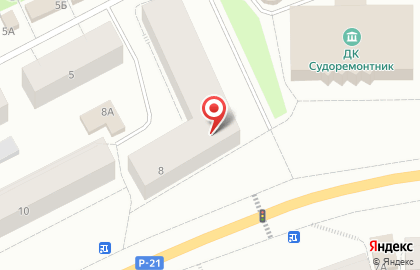 Супермаркет Магнит в Мурманске на карте